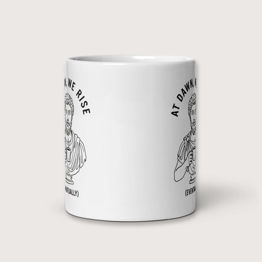 At Dawn We Rise Mug - history buff gift by HistoHead