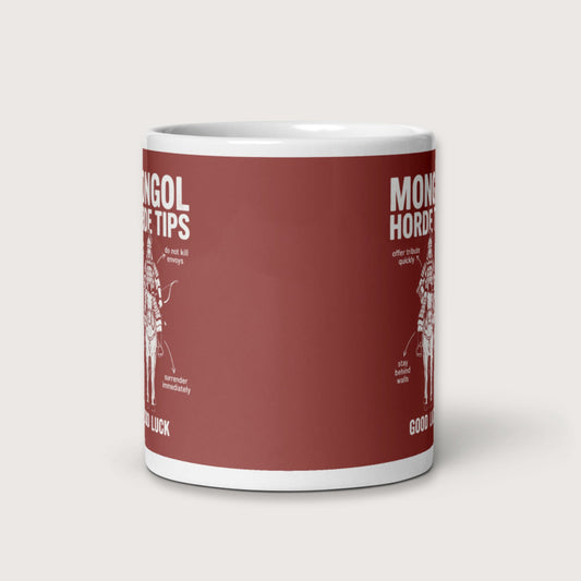 Mongol Horde Tips Mug - history buff gift by HistoHead