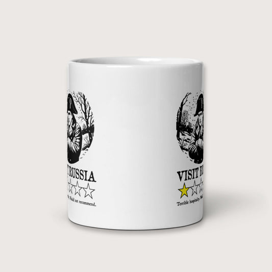 Napoleon Visit Russia Review Mug - history buff gift by HistoHead