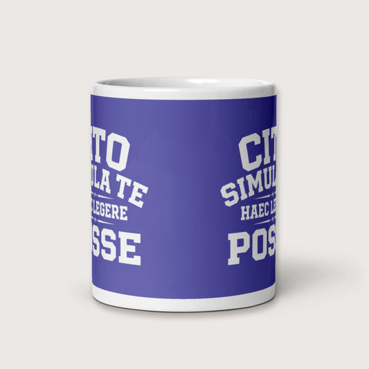 Latin Quick Pretend You Can Read This Mug - history buff gift by HistoHead