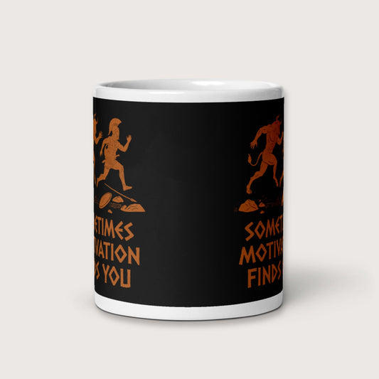 Motivation Finds You Minotaur Edition Mug - history buff gift by HistoHead
