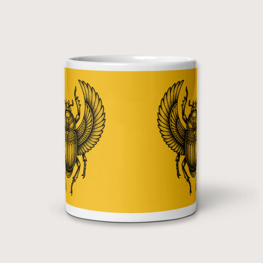 Khepri God of Rebirth Mug - history buff gift by HistoHead