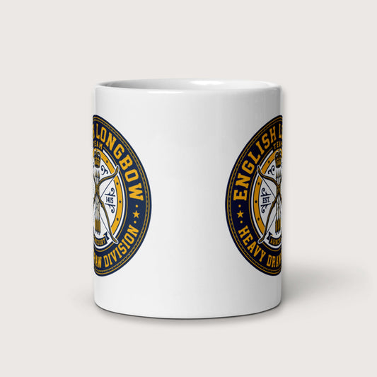 English Longbow Heavy Draw Division Mug - history buff gift by HistoHead