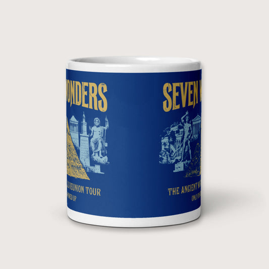 Seven Wonders Reunion Tour Mug - history buff gift by HistoHead