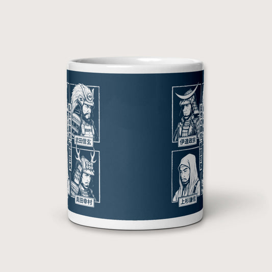 Sengoku Four Legends Mug - history buff gift by HistoHead