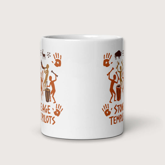 Stone Age Temple Pilots Mug - history buff gift by HistoHead