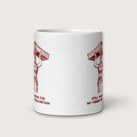 Caryatid Waiting for Her Friend Mug - history buff gift by HistoHead