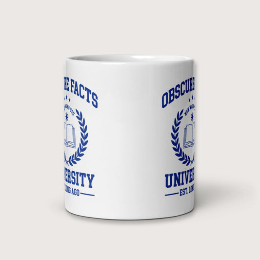 Obscure Facts University Mug - history buff gift by HistoHead
