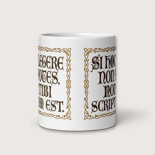 If You Can't Read This It's Not Written For You Mug - history buff gift by HistoHead