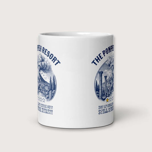 The Pompeii Resort Review Mug - history buff gift by HistoHead