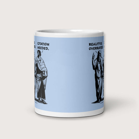 Plato & Aristotle Debate Mug - history buff gift by HistoHead