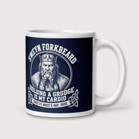 Sweyn Forkbeard Holding a Grudge Is My Cardio Mug - history buff gift by HistoHead