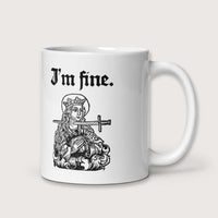 Saint Lucy I'm Fine Mug - history buff gift by HistoHead