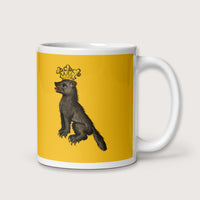 Medieval Wolf King Mug - history buff gift by HistoHead