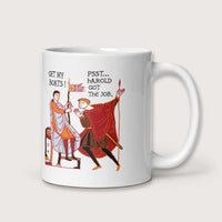 Bayeux Tapestry Harold Got the Job Mug - history buff gift by HistoHead