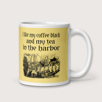 Coffee Black Tea in the Harbor Mug - history buff gift by HistoHead