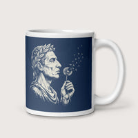 Caesar Blowing Wishes Mug - history buff gift by HistoHead