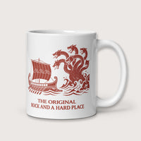 Odyssey Rock and a Hard Place Mug - history buff gift by HistoHead