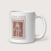 Carpe Diem Skeleton Mug - history buff gift by HistoHead