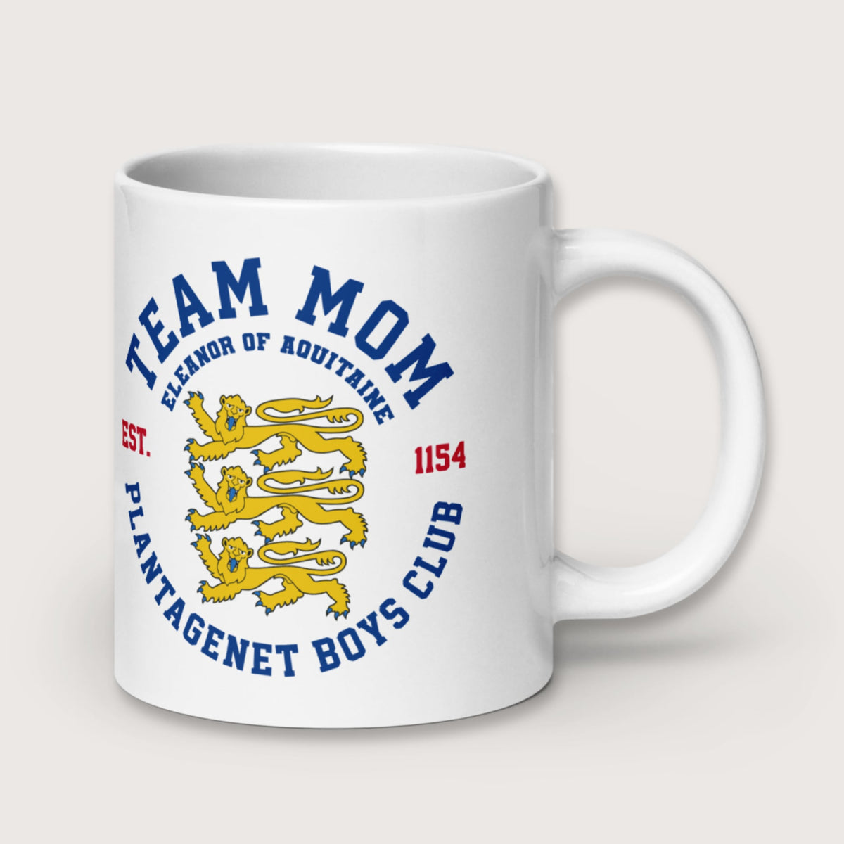 Team Mom Eleanor of Aquitaine Mug - history buff gift by HistoHead