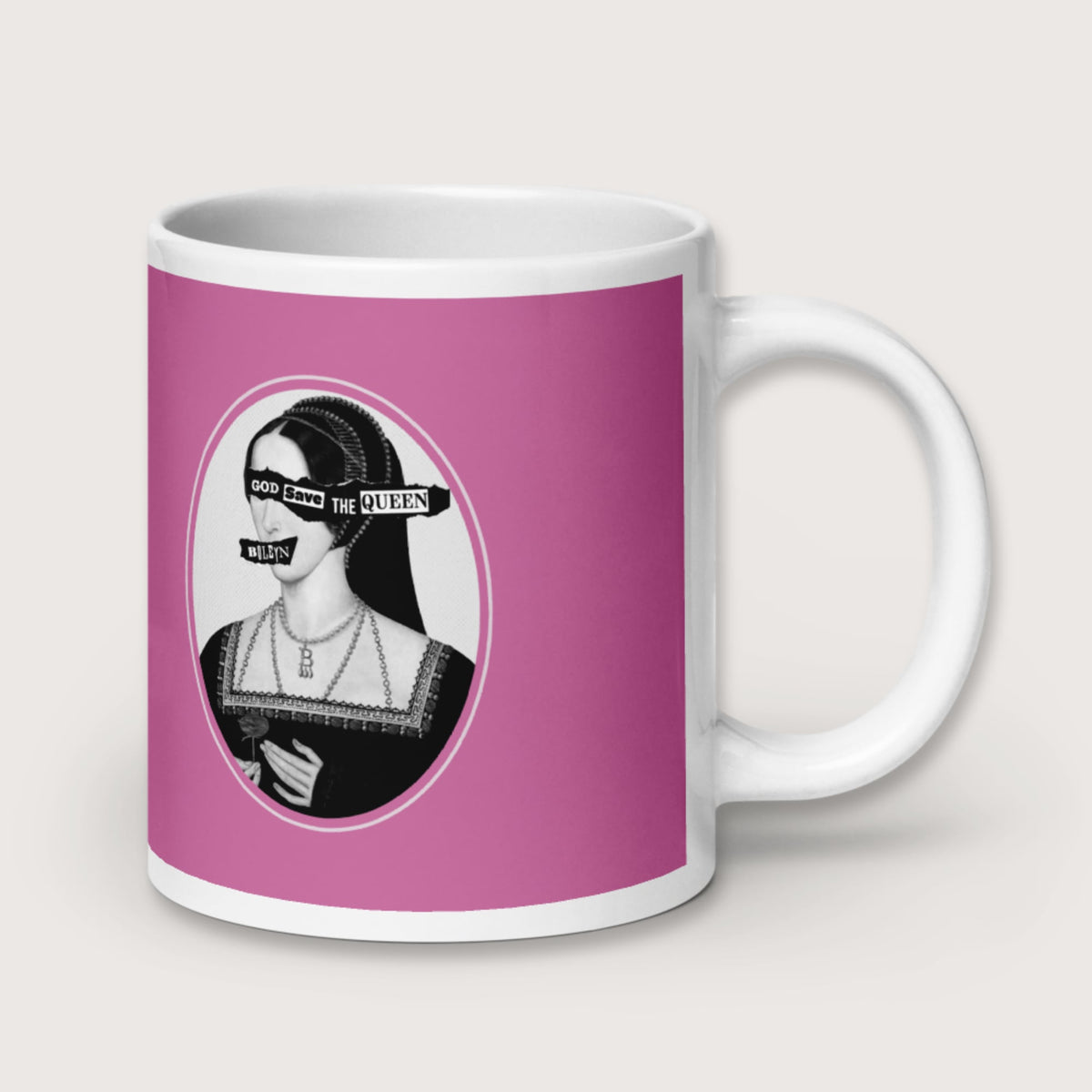 God Save the Queen Anne Boleyn Mug - history buff gift by HistoHead