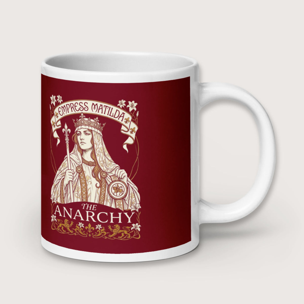 Empress Matilda The Anarchy Mug - history buff gift by HistoHead