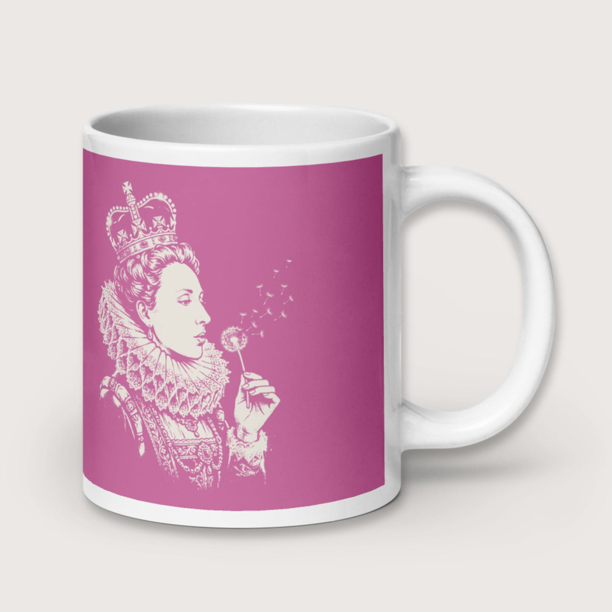 Elizabeth I Blowing Wishes Mug - history buff gift by HistoHead