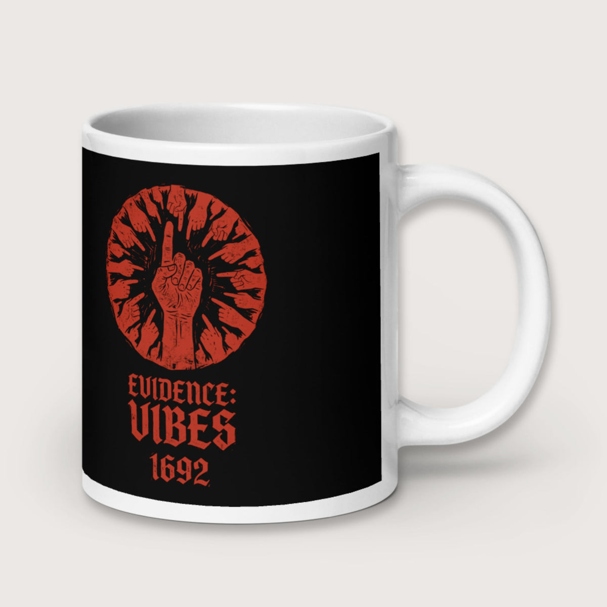 1692 Salem Witch Trials Evidence Mug - history buff gift by HistoHead