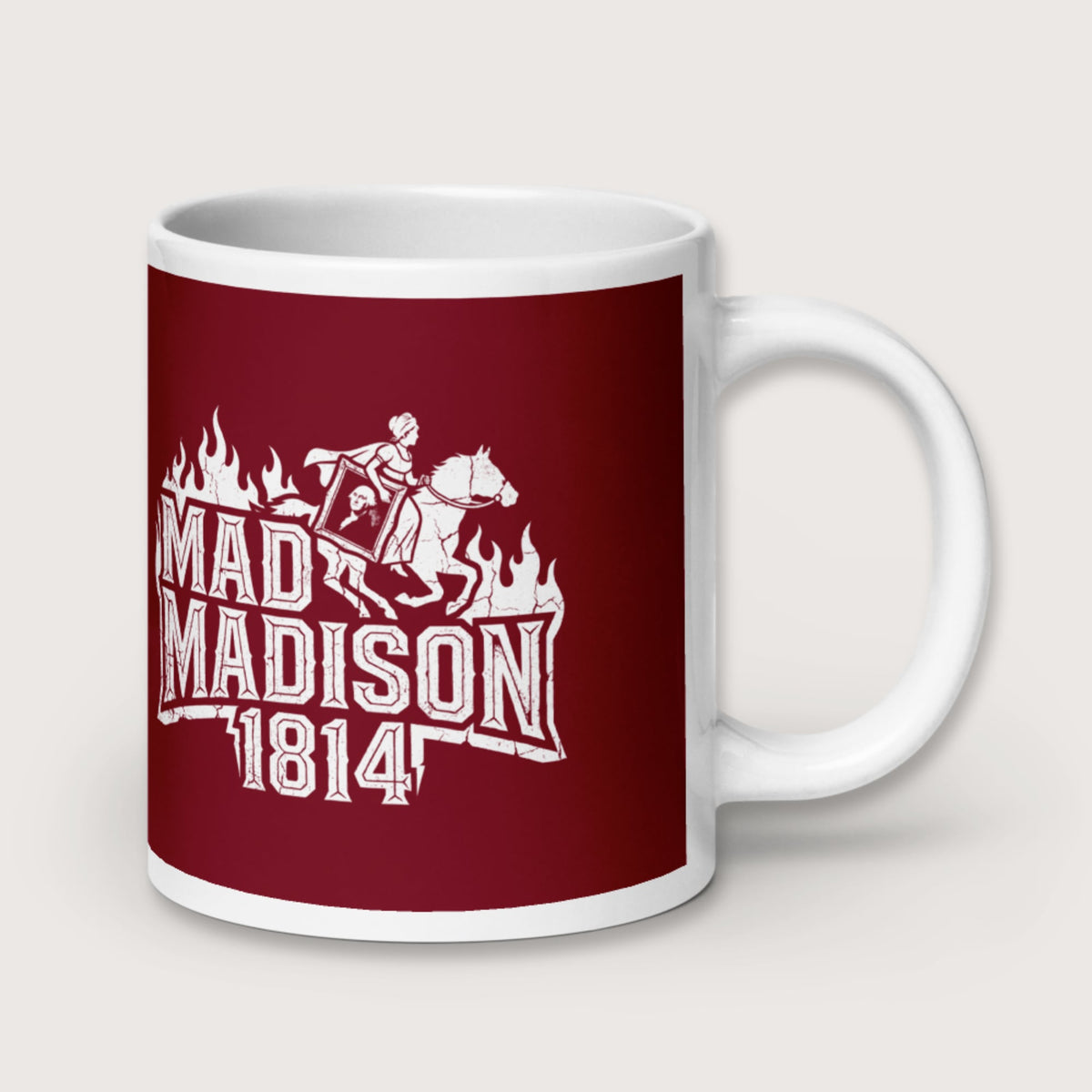 Mad Madison Mug - history buff gift by HistoHead