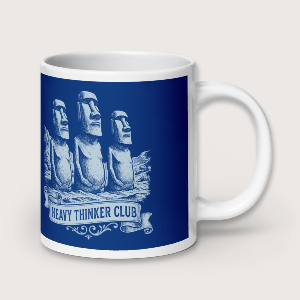 Heavy Thinker Club Mug - history buff gift by HistoHead