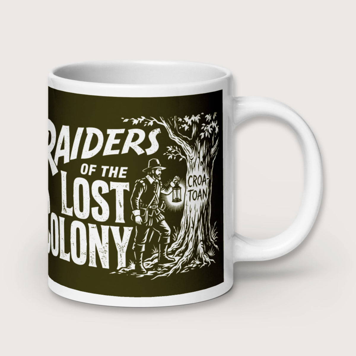 Raiders of the Lost Colony Mug - history buff gift by HistoHead