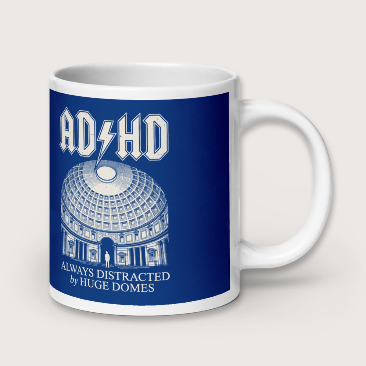 Always Distracted by Huge Domes Mug - history buff gift by HistoHead