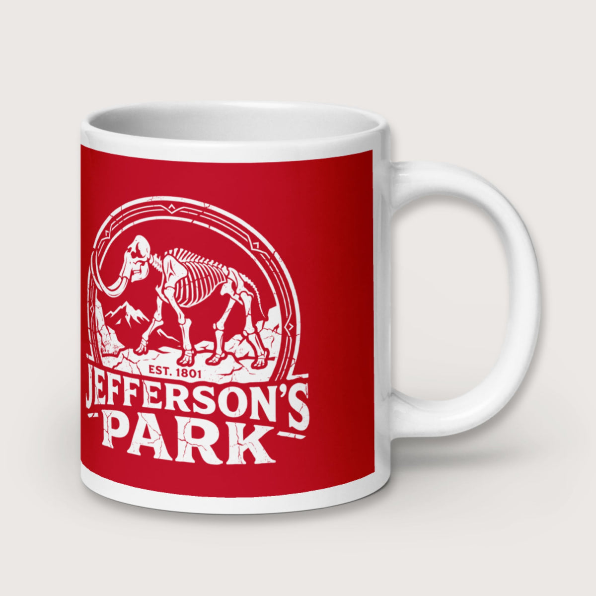Jefferson's Park Mug - history buff gift by HistoHead