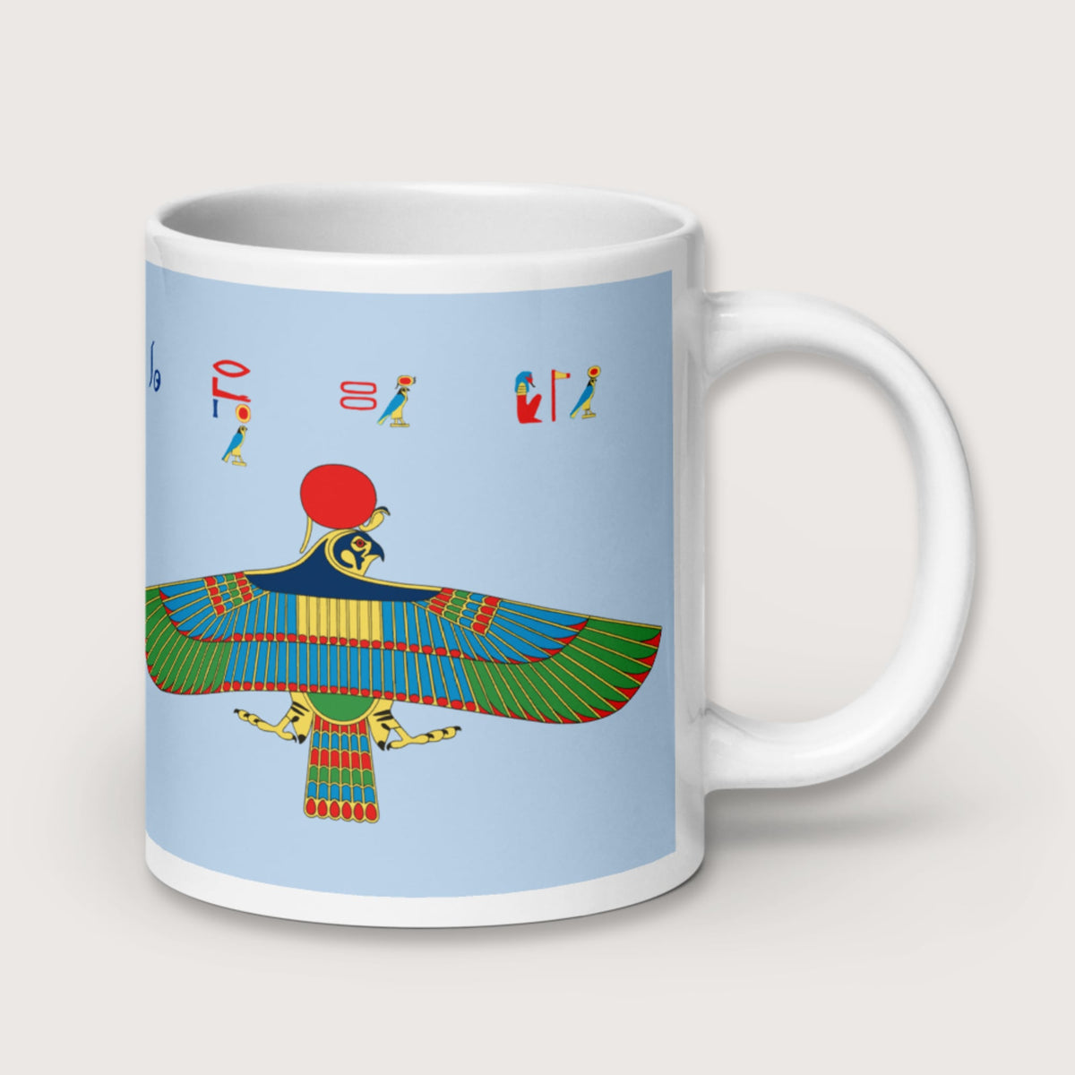 Hawk Emblem of Ra Mug - history buff gift by HistoHead