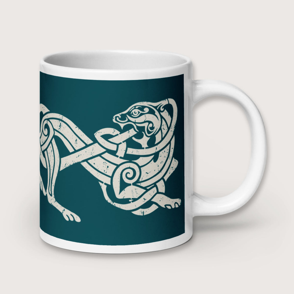Norse Lion Mug - history buff gift by HistoHead