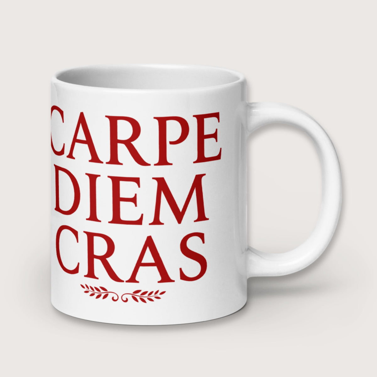 Seize the Day Tomorrow in Latin Mug - history buff gift by HistoHead