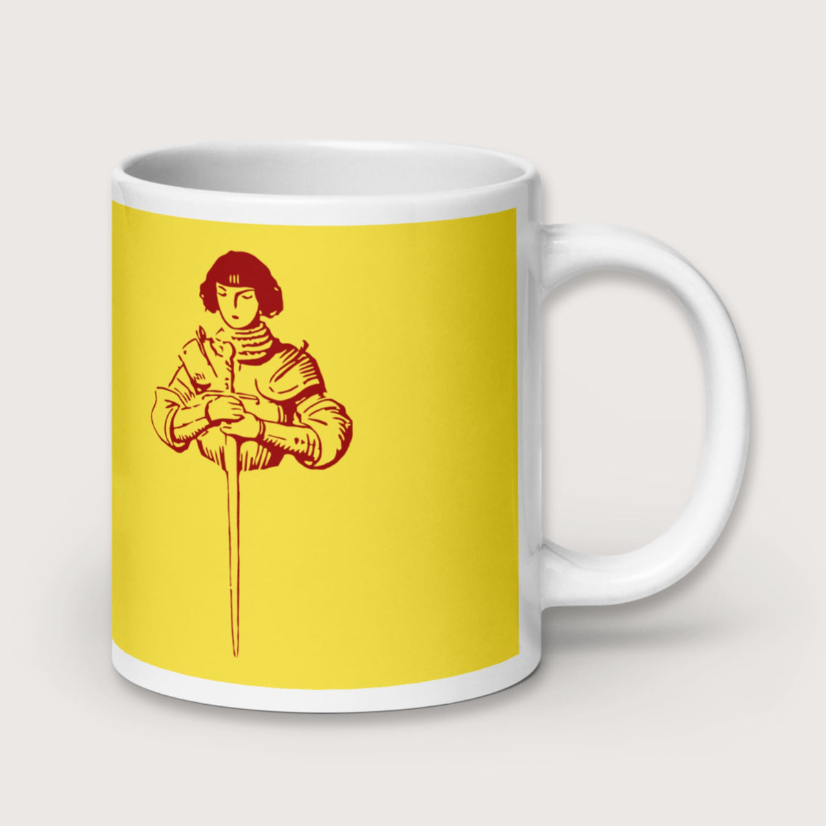Joan of Arc Stamp Mug - history buff gift by HistoHead