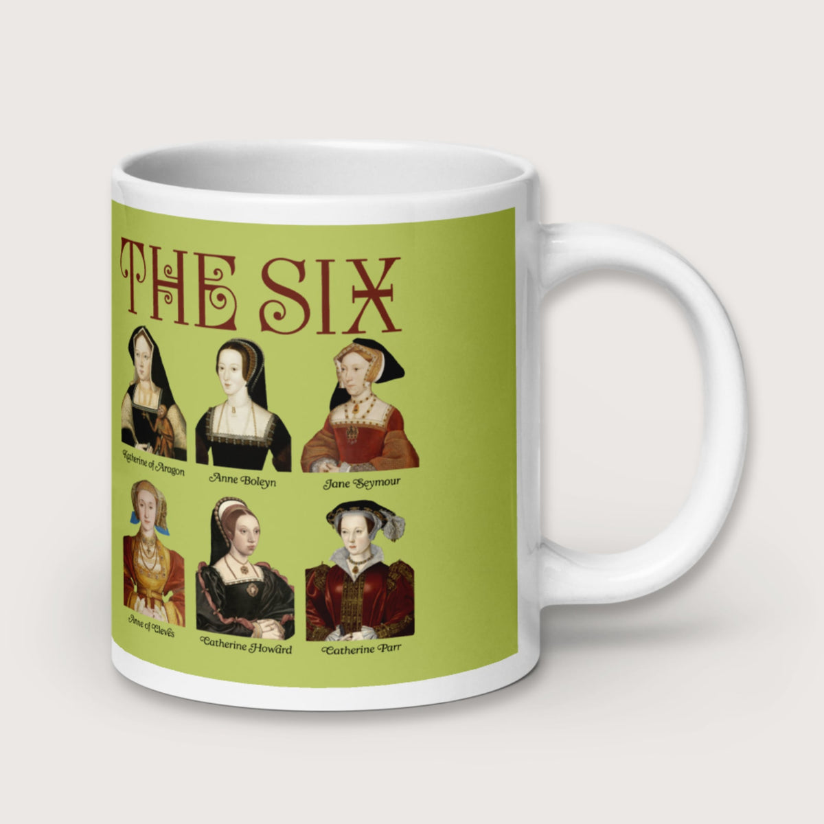 The Six Mug - history buff gift by HistoHead