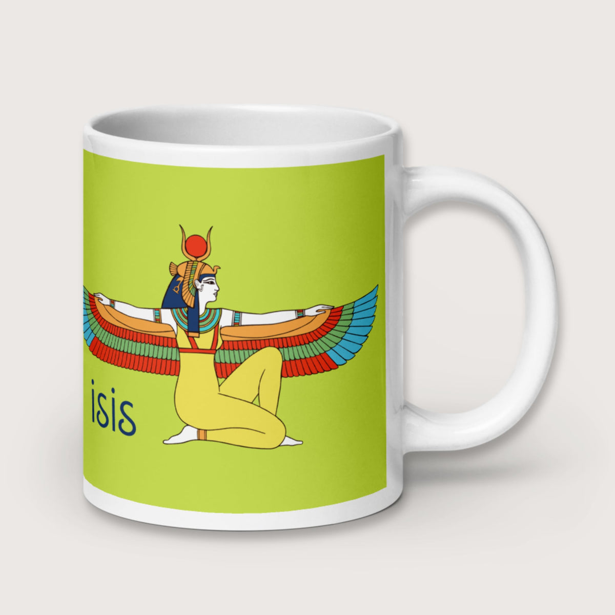Egyptian Goddess Isis Mug - history buff gift by HistoHead