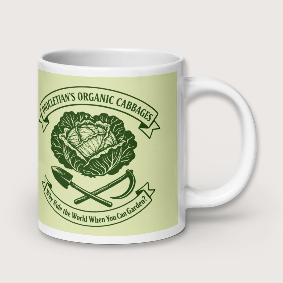 Diocletian's Cabbage Mug - history buff gift by HistoHead