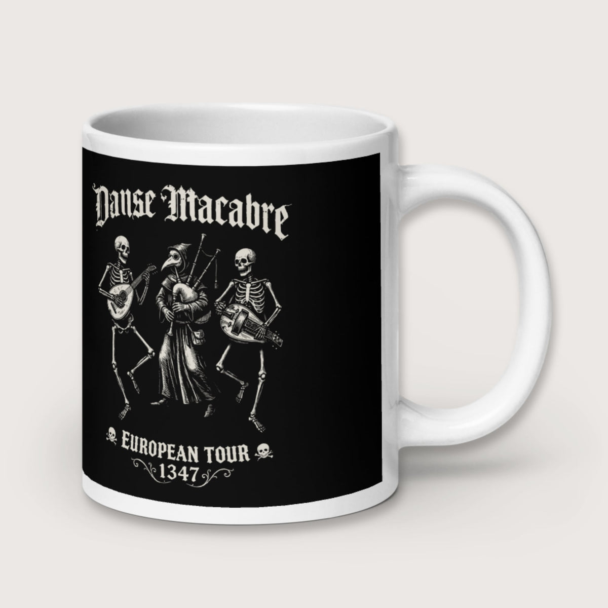 Danse Macabre European Tour Mug - history buff gift by HistoHead