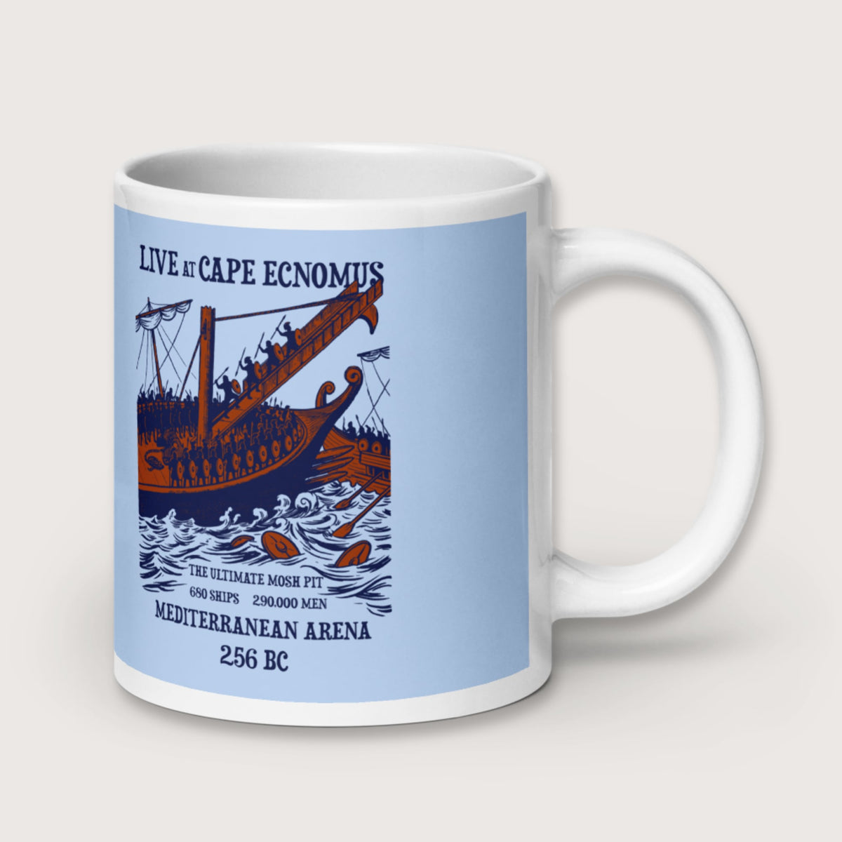 Battle of Cape Ecnomus Mug - history buff gift by HistoHead