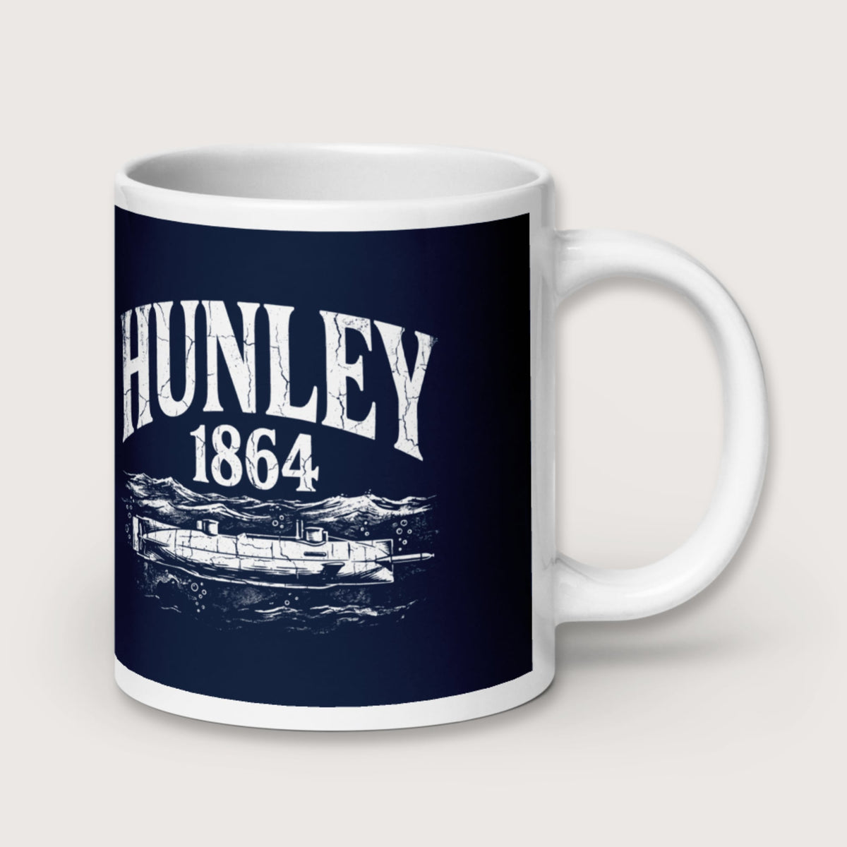 Hunley Submarine Mug - history buff gift by HistoHead