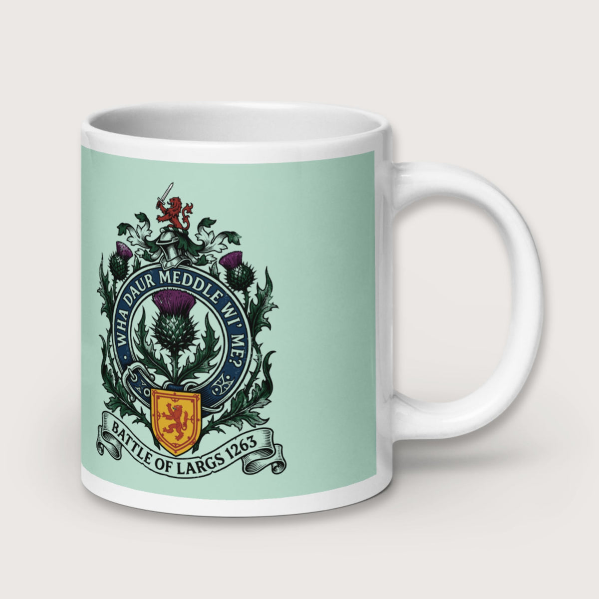 Scotland Battle of Largs 1263 Mug - history buff gift by HistoHead