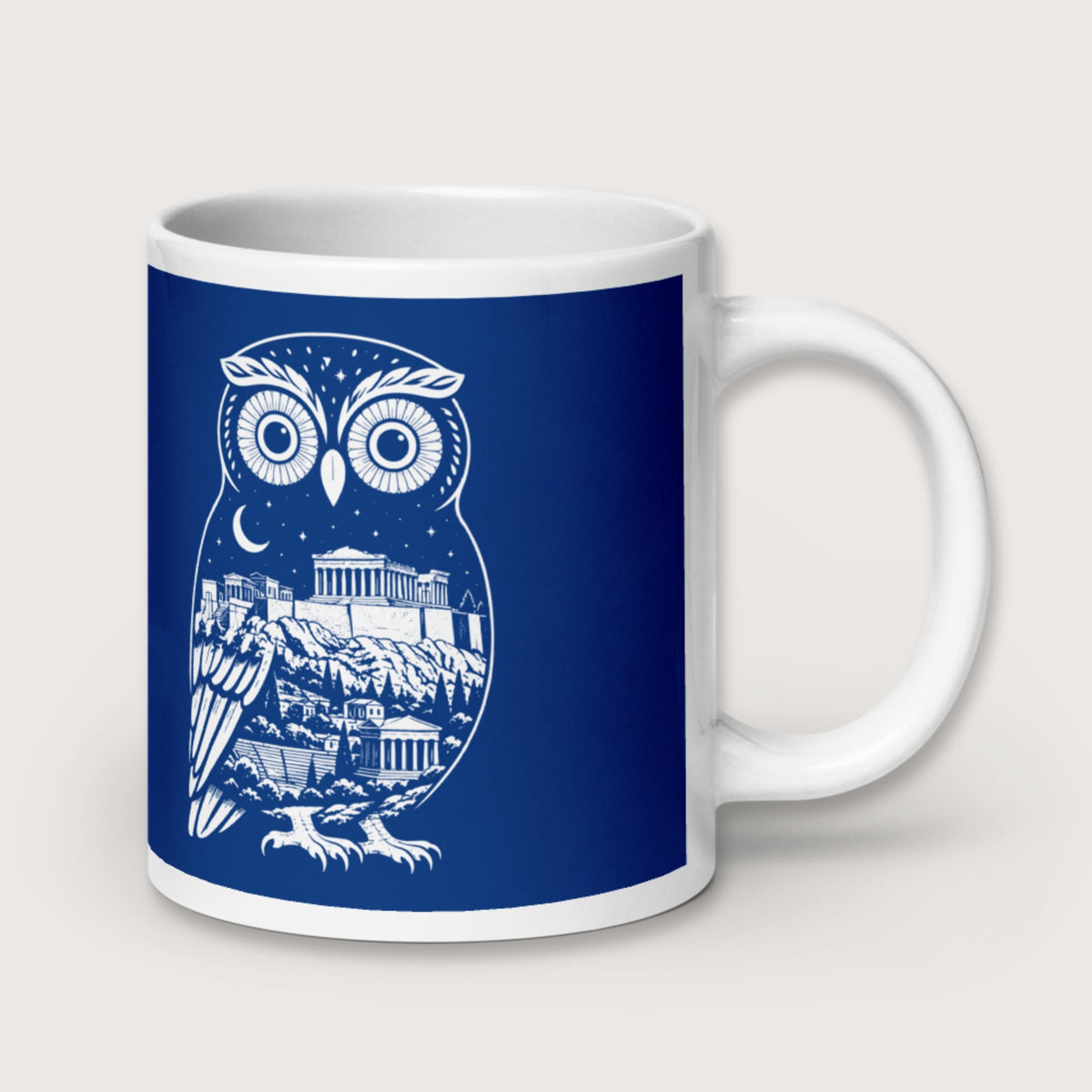 Athena Owl Mug - history buff gift by HistoHead