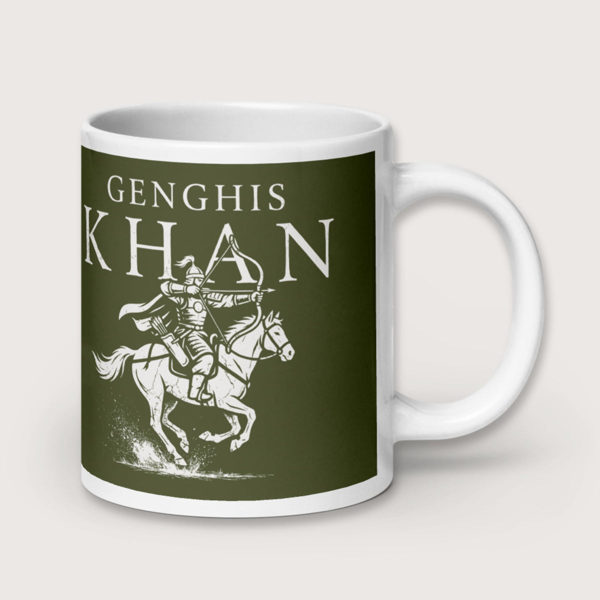 Genghis Khan Mug - history buff gift by HistoHead