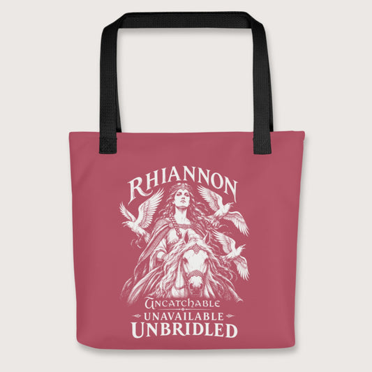 Black Rhiannon Uncatchable Unavailable Unbridled Bag - history buff gift by HistoHead