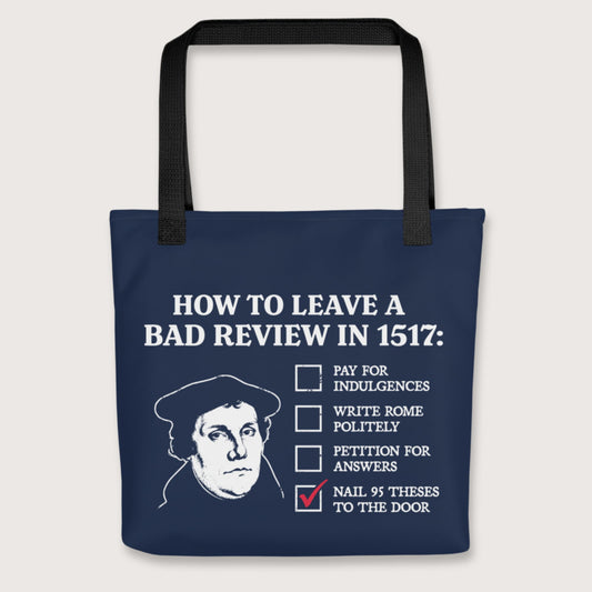 Black Martin Luther's Conflict Resolution Bag - history buff gift by HistoHead