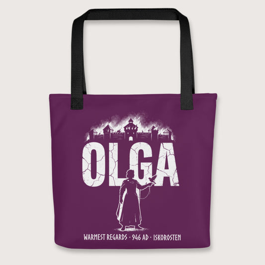 Black Olga of Kiev Warmest Regards Bag - history buff gift by HistoHead