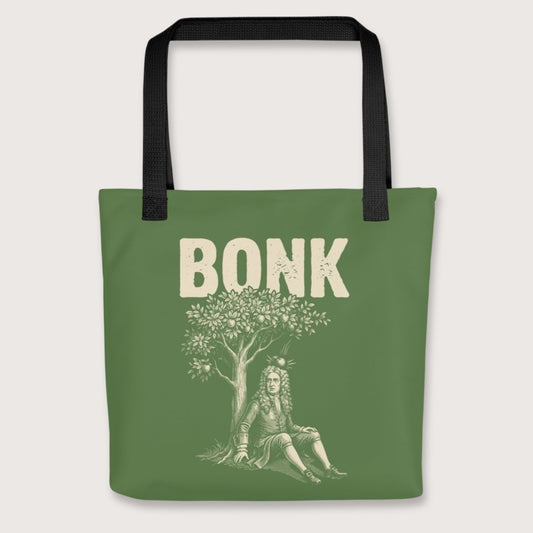 Black Newton Bonk Bag - history buff gift by HistoHead